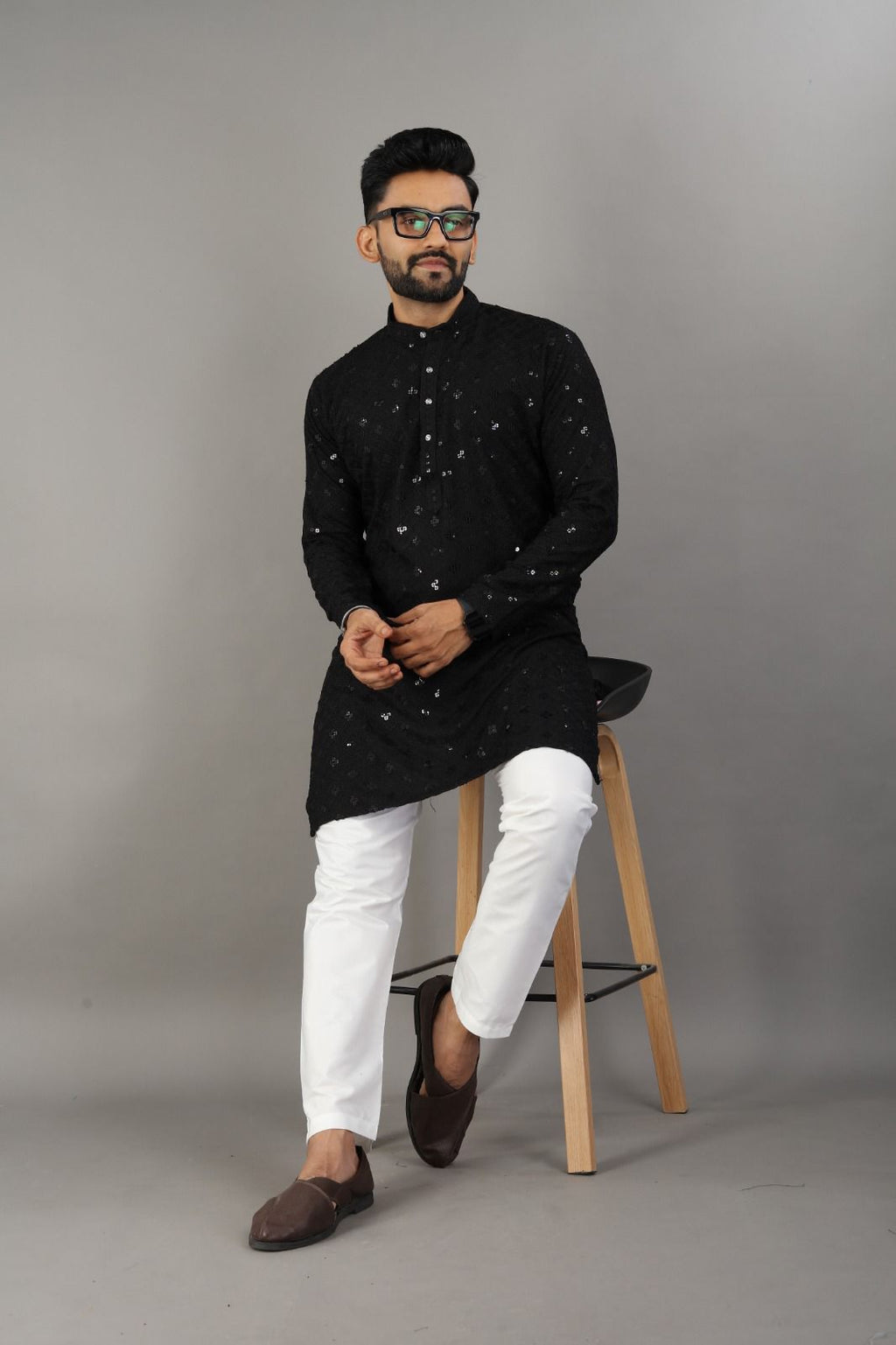 Midnight Royal Kurta