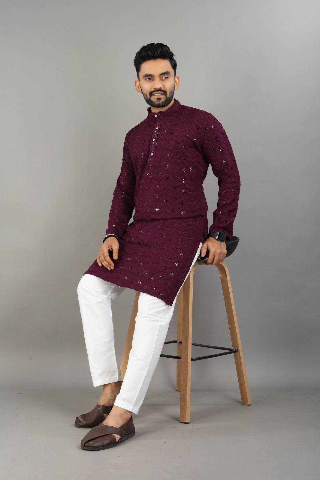 Royal Wine Kurta