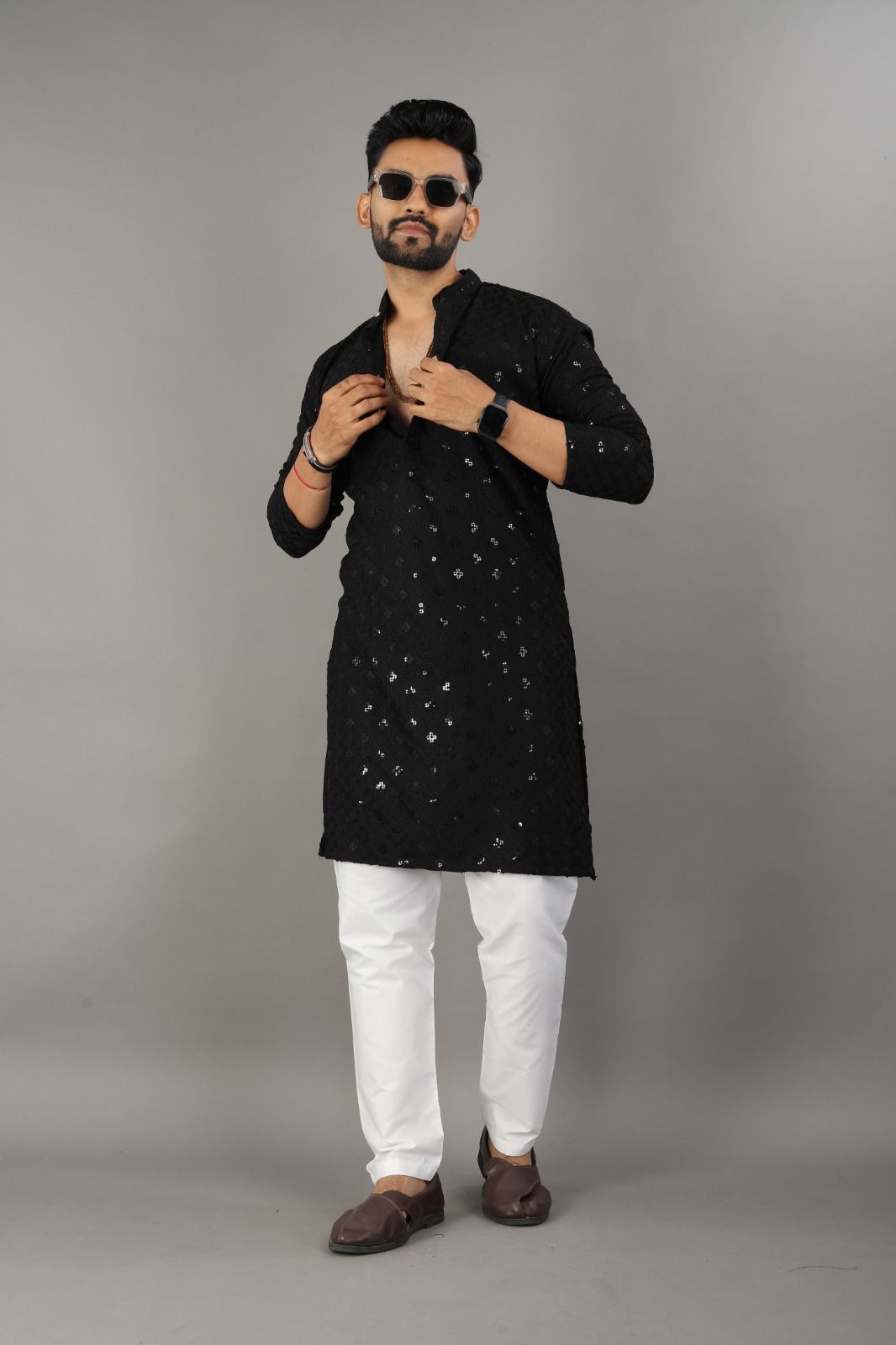 Midnight Royal Kurta