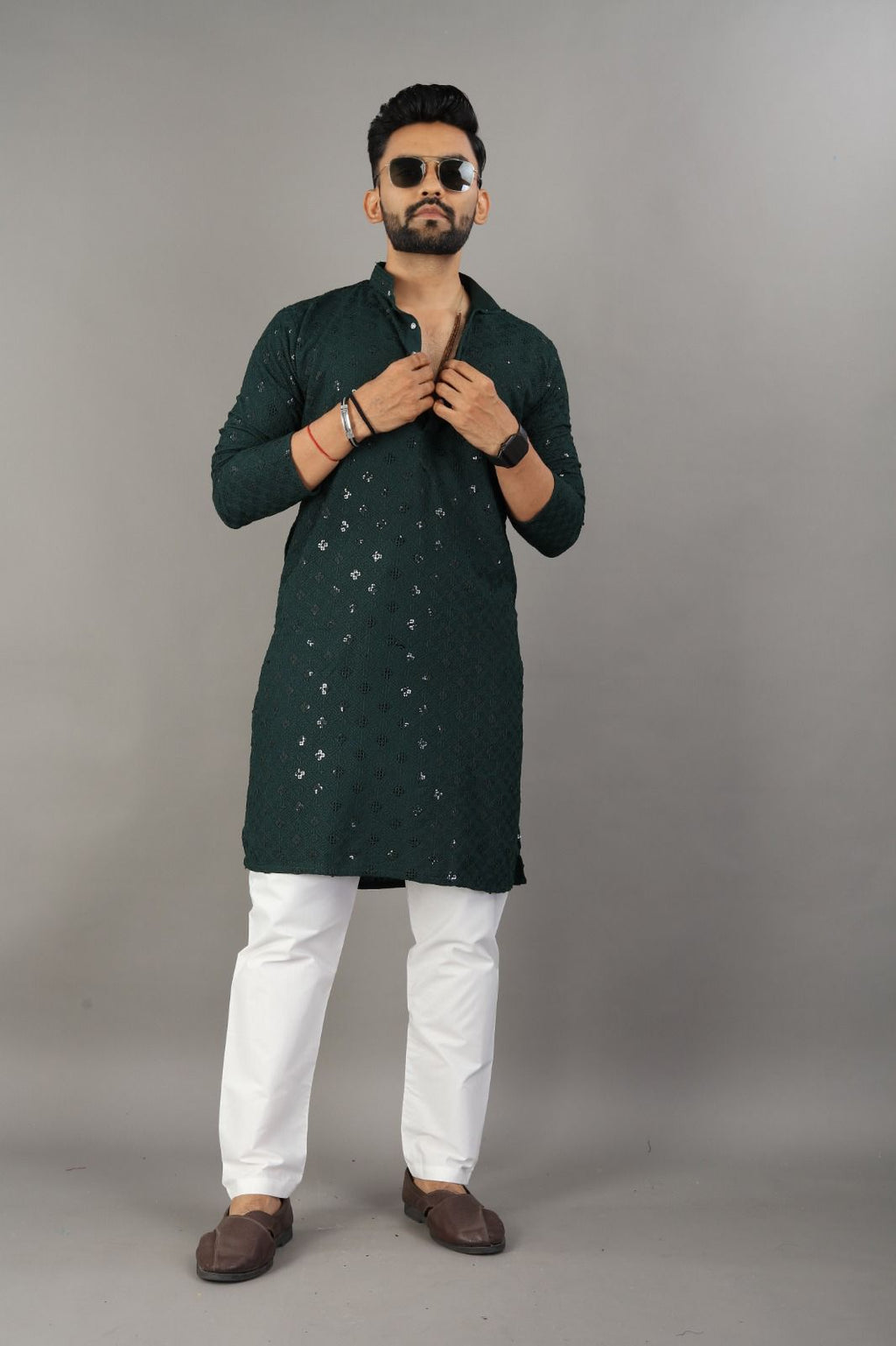 Emerald Essence Kurta