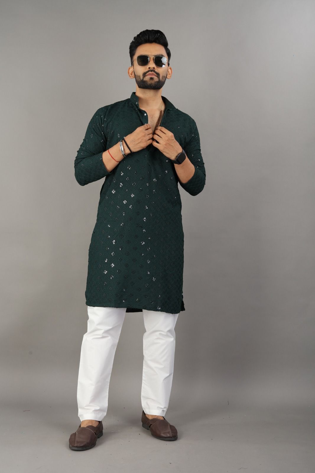 Emerald Essence Kurta