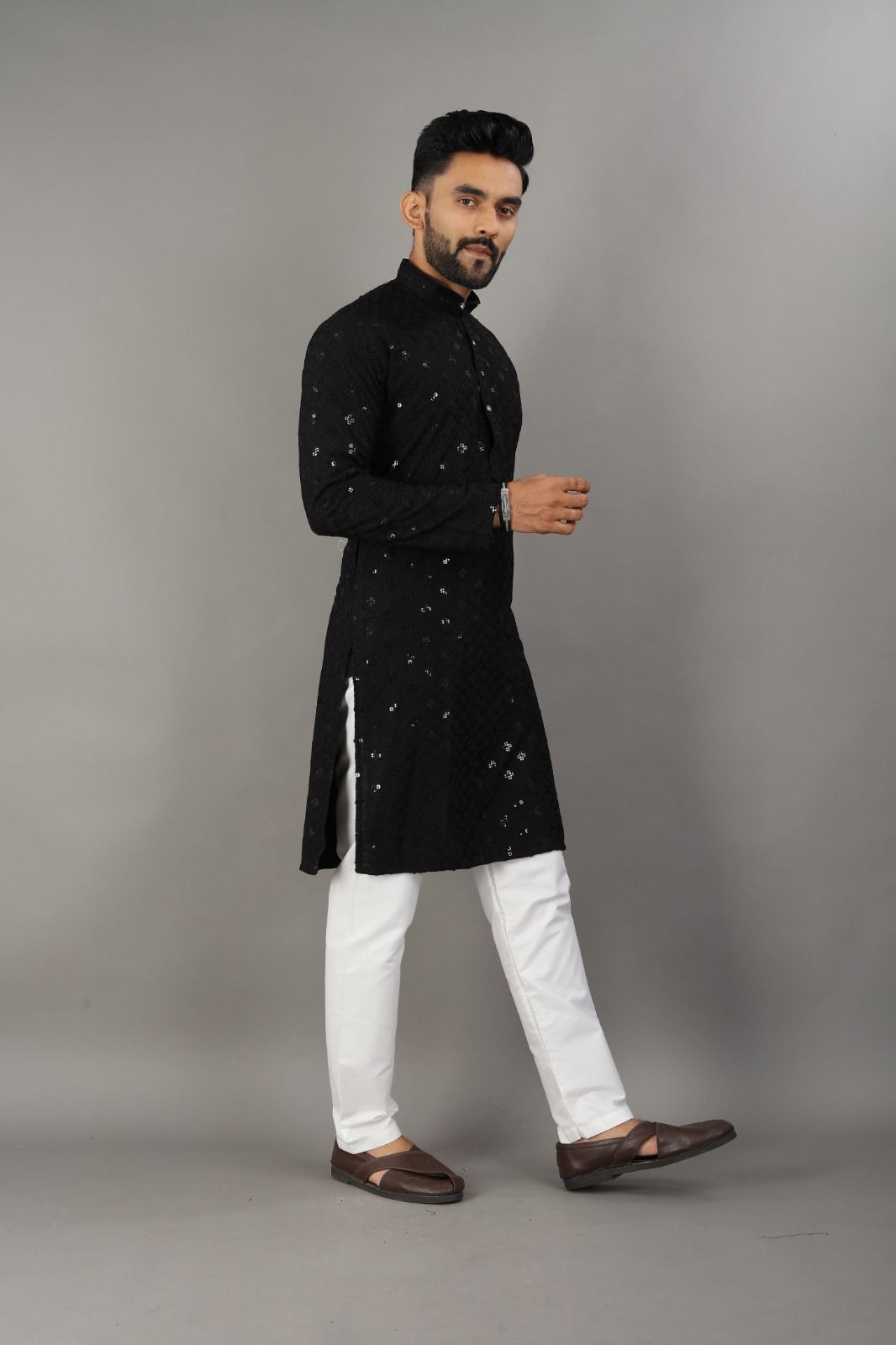 Midnight Royal Kurta