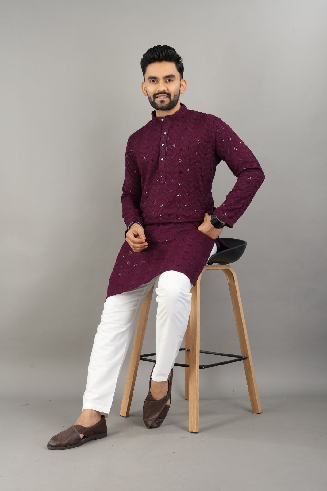 Royal Wine Kurta