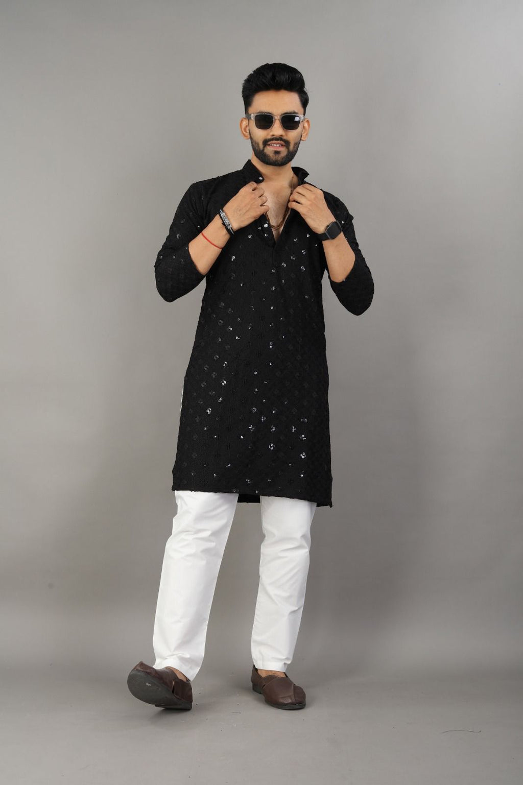Midnight Royal Kurta