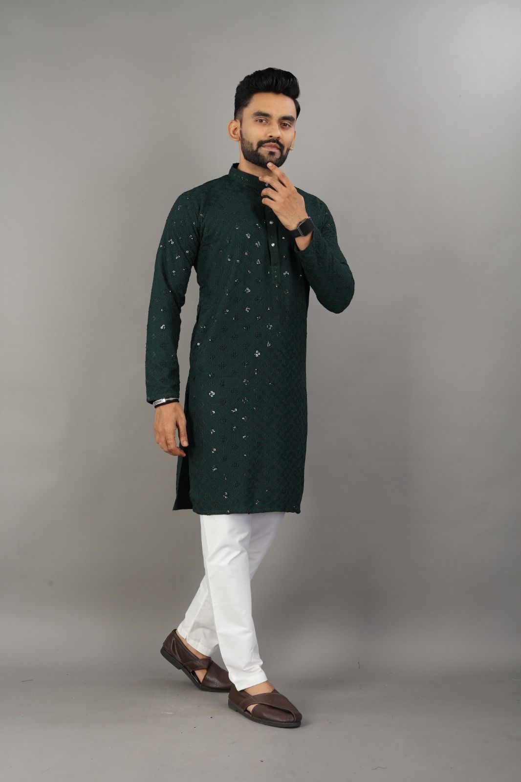 Emerald Essence Kurta