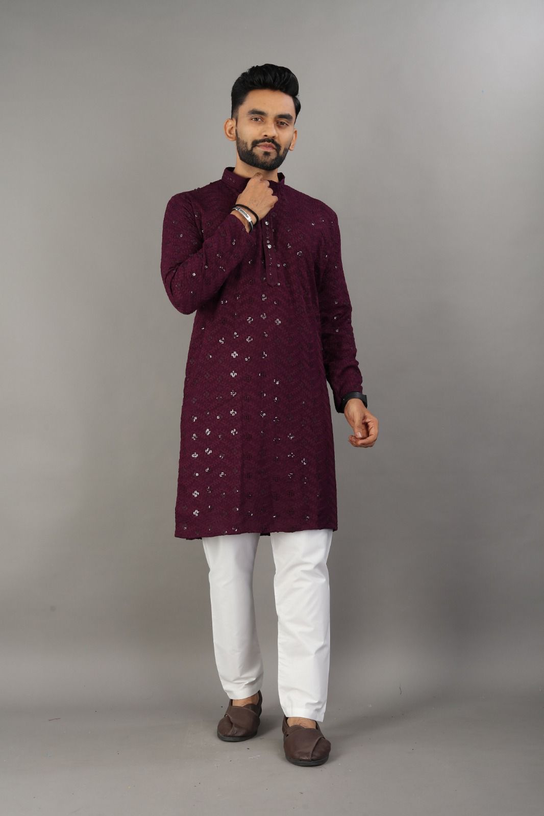 Royal Wine Kurta