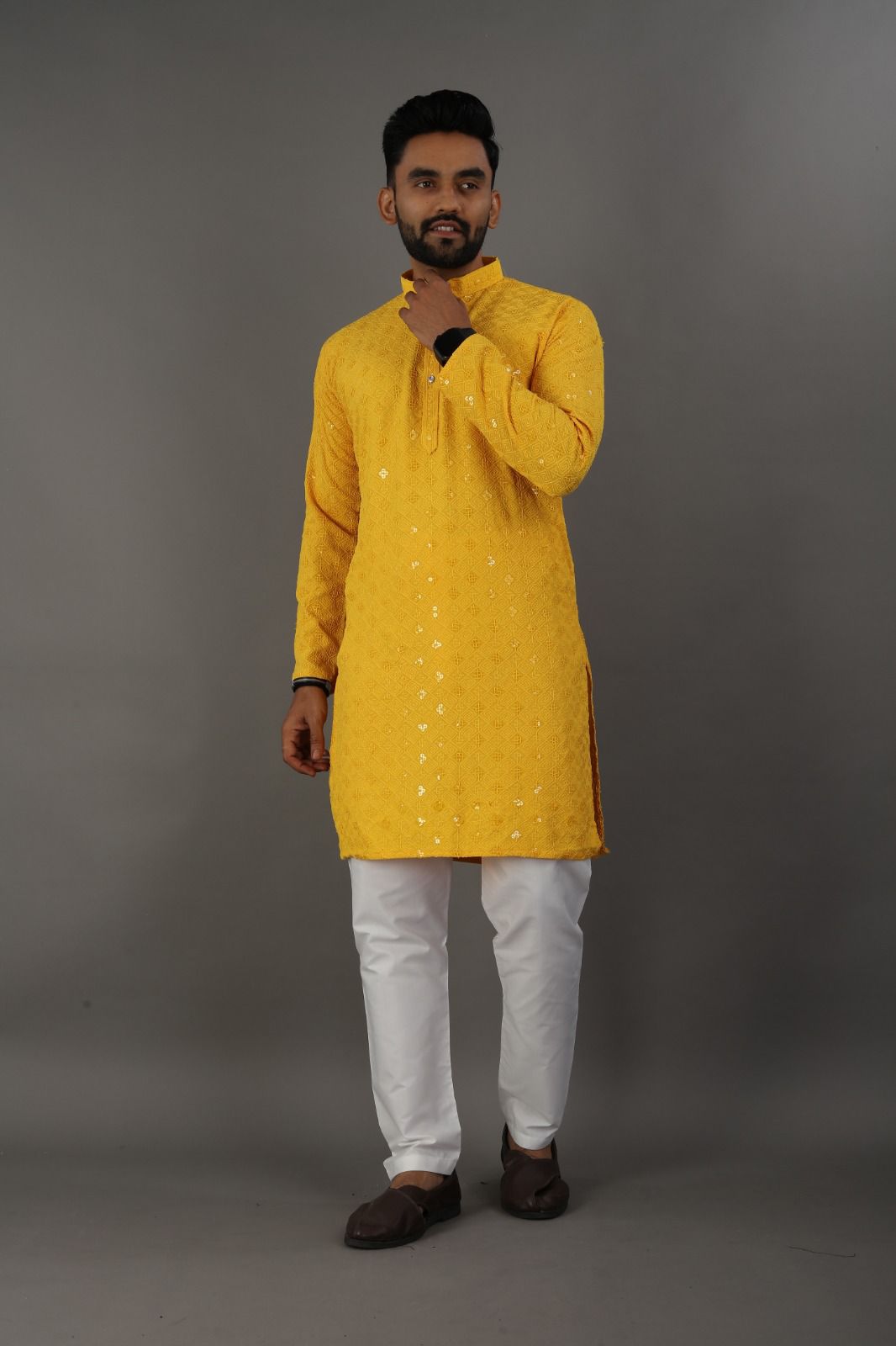 Haldi Heirloom Kurta