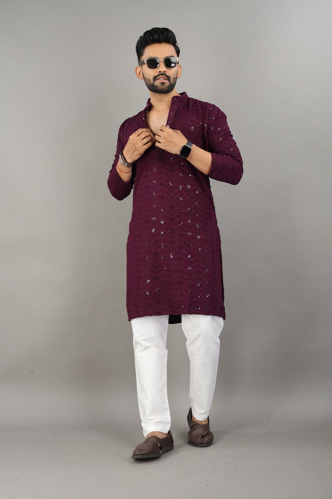 Royal Wine Kurta