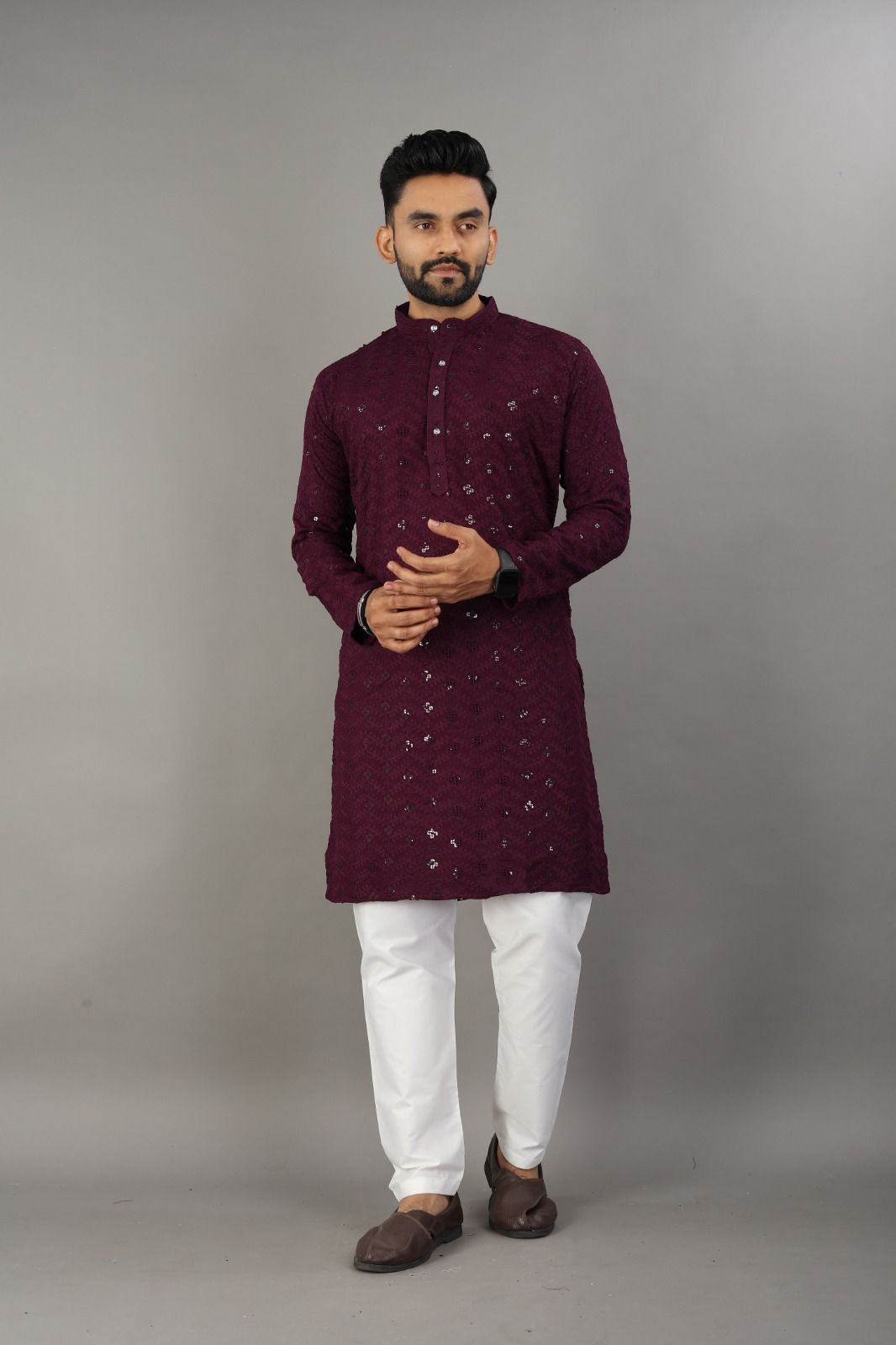 Royal Wine Kurta