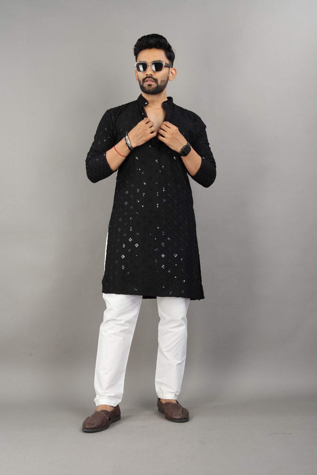 Midnight Royal Kurta