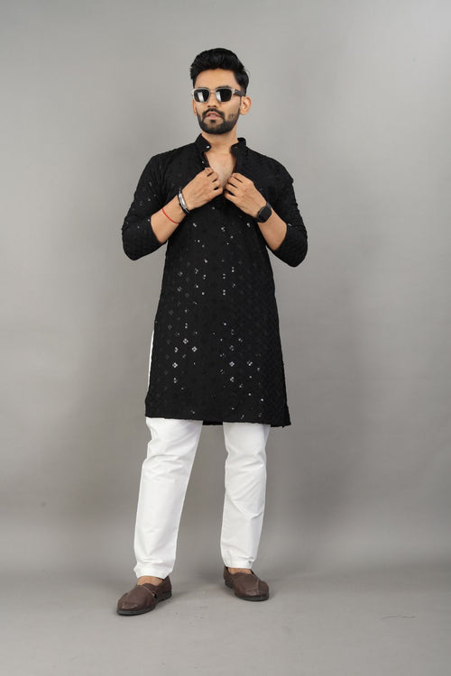 Midnight Royal Kurta
