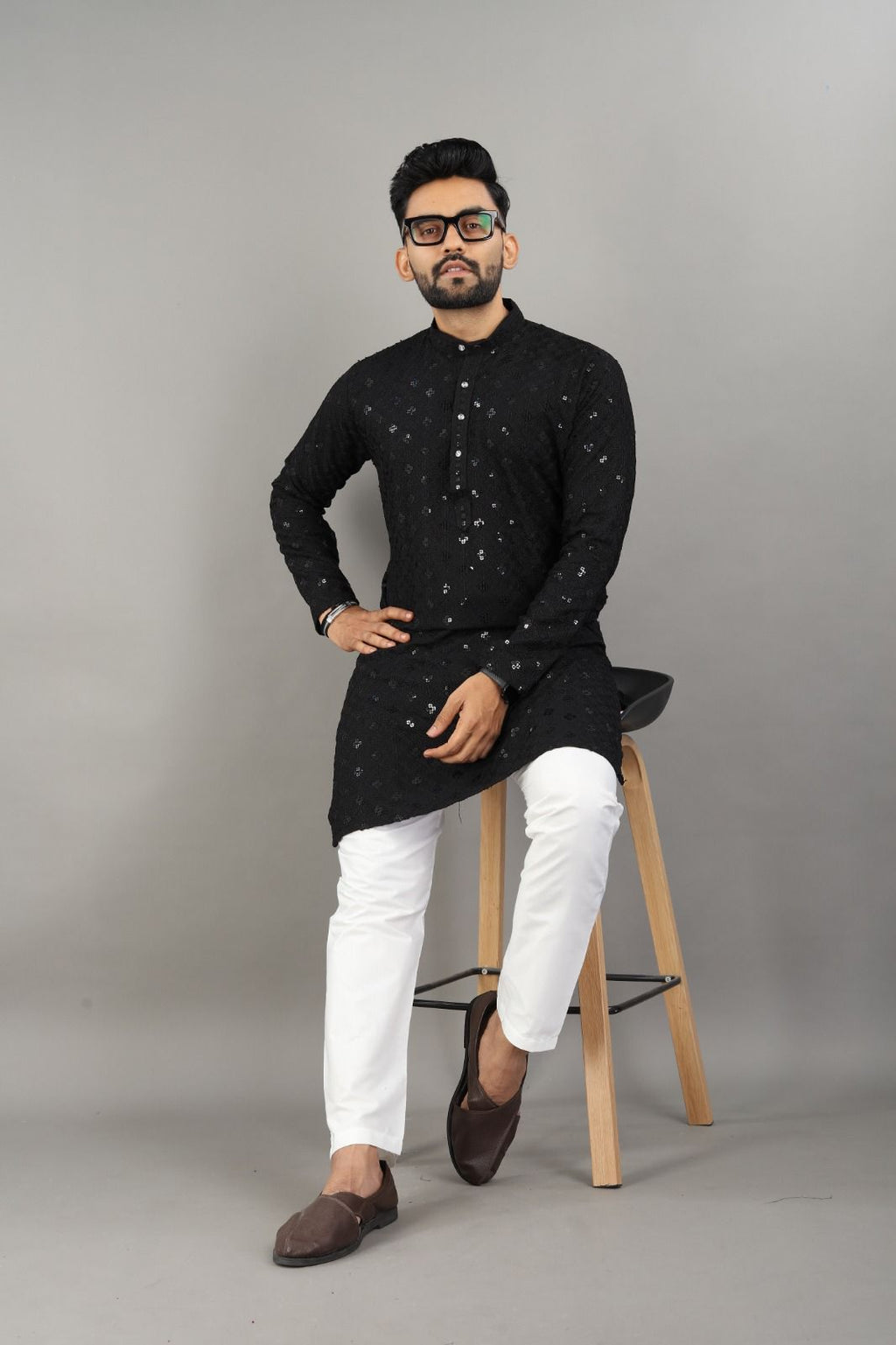 Midnight Royal Kurta